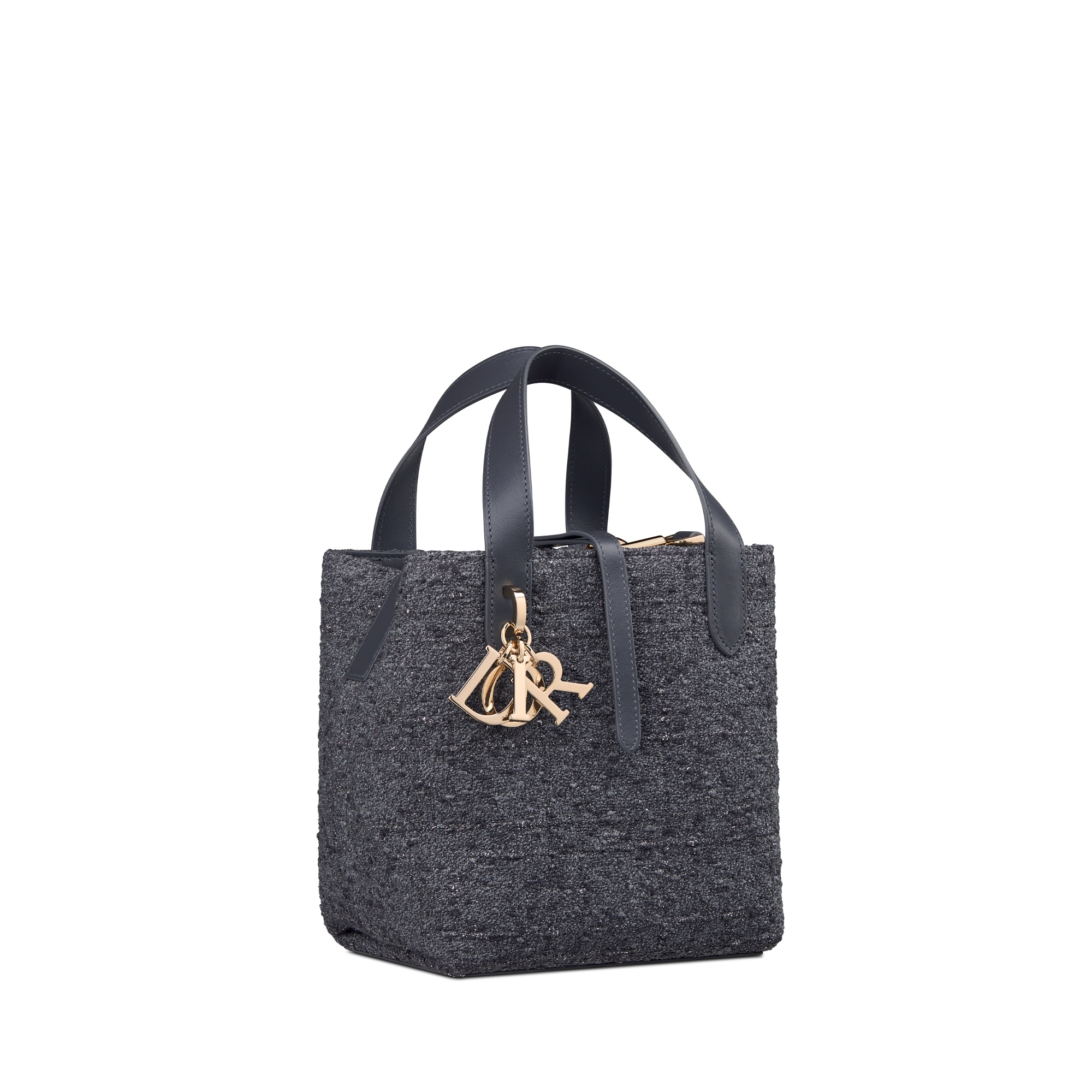 Dior Small  Toujours Vertical Tote Bag In Black