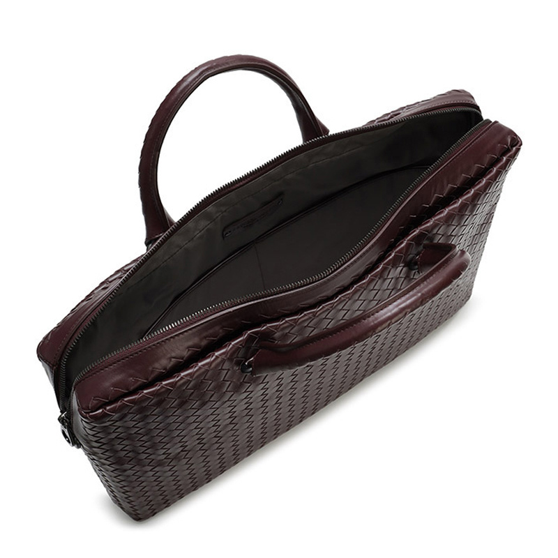 Bottega Veneta Logo Handbag In Red