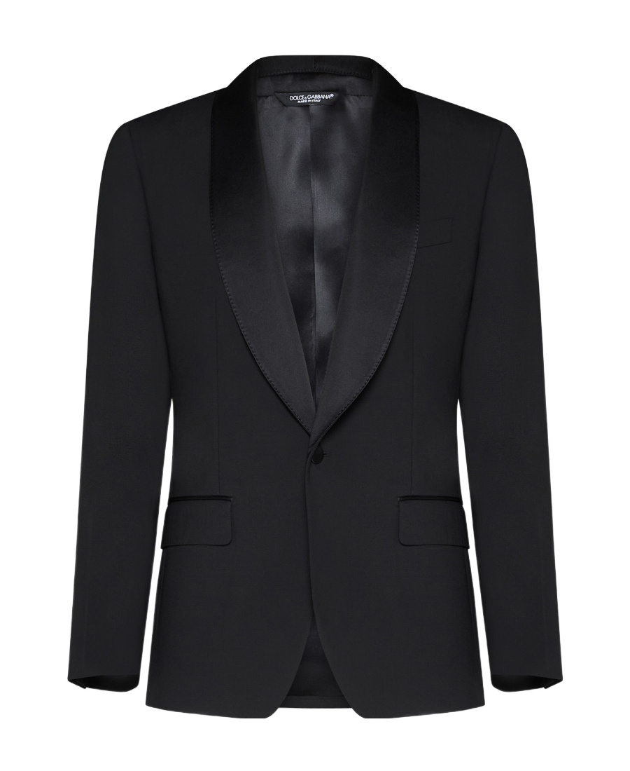 Dolce & Gabbana Dolce Gabbana Single Breasted Tailored Blazer In Black