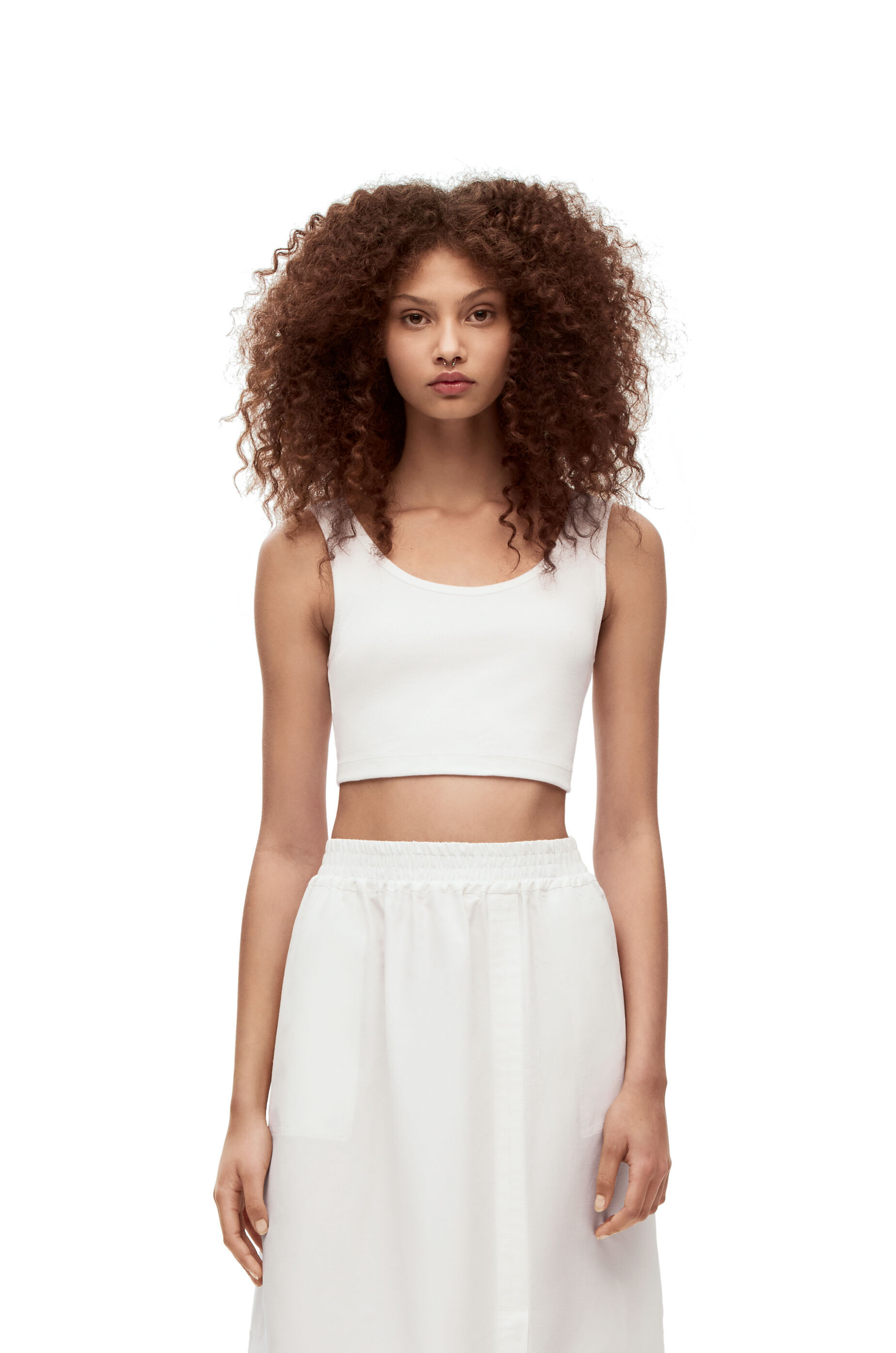 Loewe Embellished Tank Top In Cotton