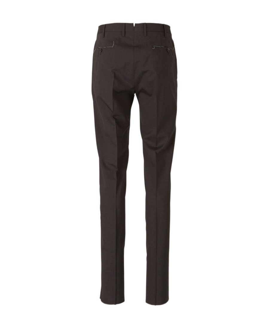 Pt01 Logo Casual Pants In Brown