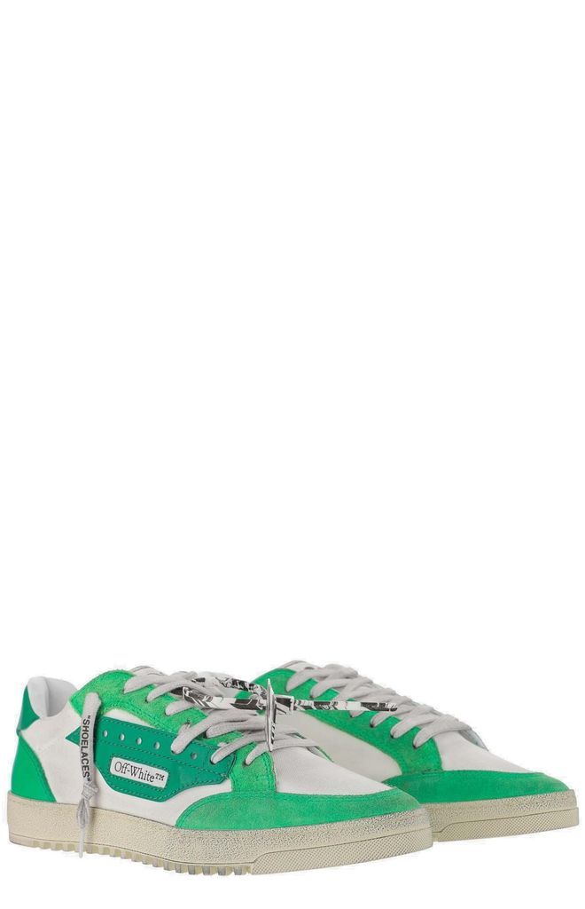Off-white Vulcanized 5.0 Low-top Sneakers In Green