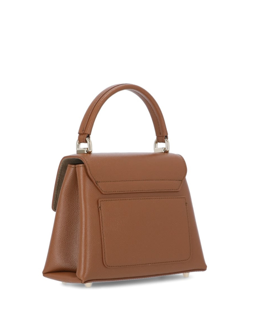 Furla 1927 Leather Tote Bag In Brown