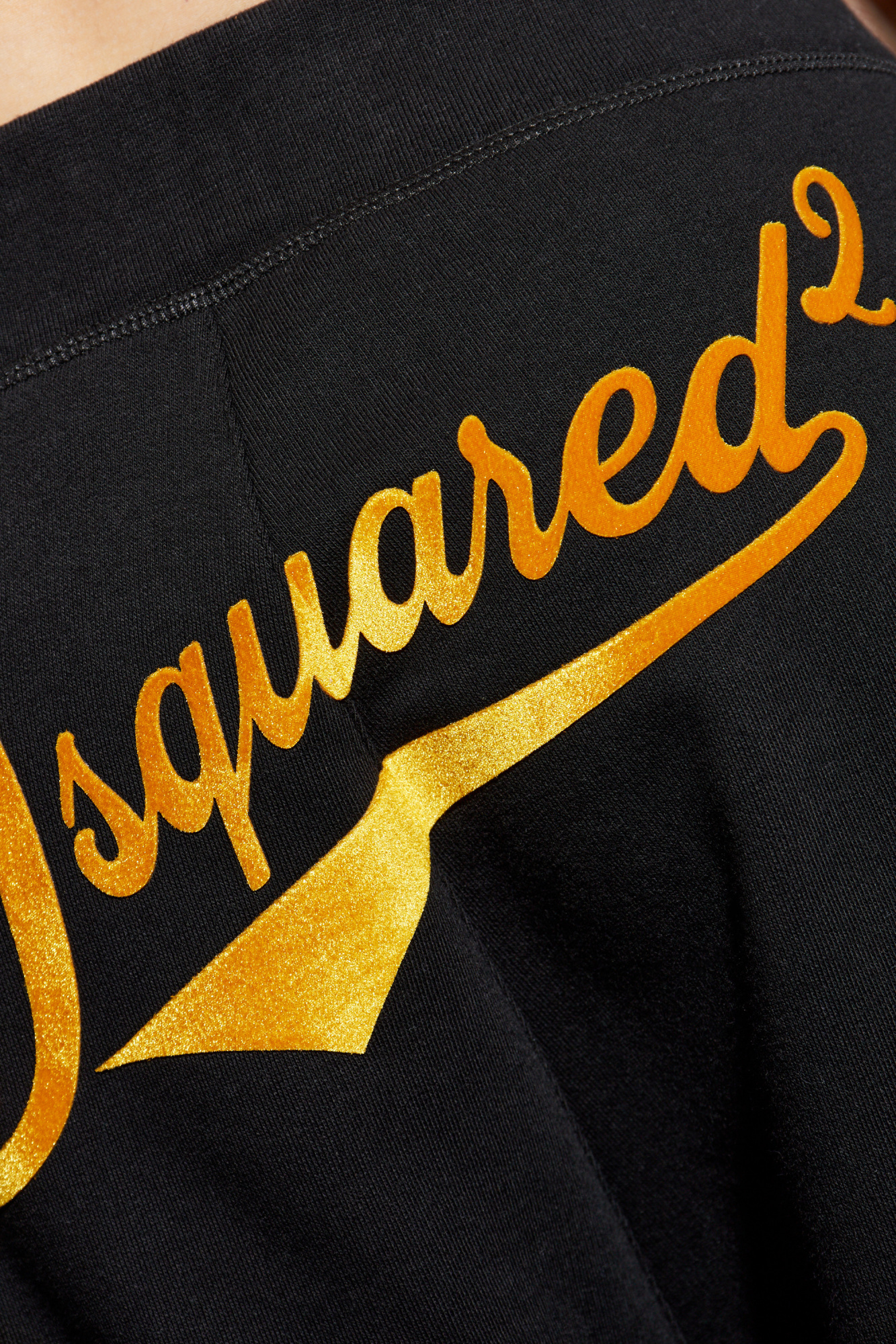 Dsquared2 Logo Detailed Tapered Track Trousers In Black