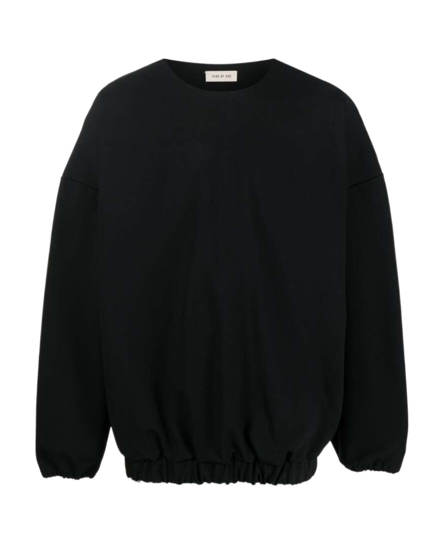 Fear Of God Crewneck Long-sleeved Sweatshirt In Black