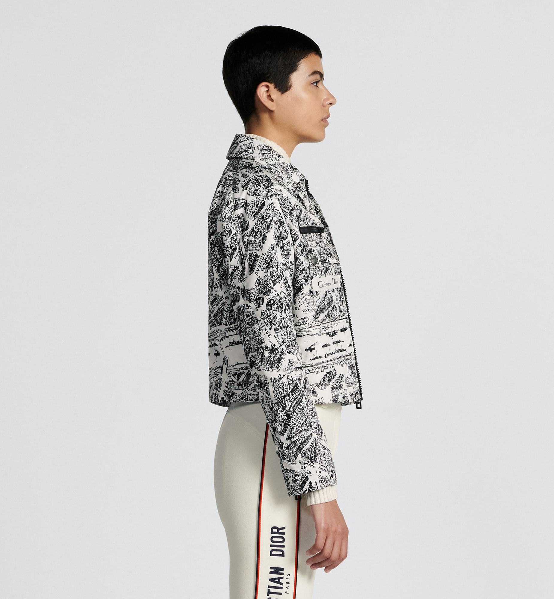 Dior Alps Short Version Waist Jacket In White