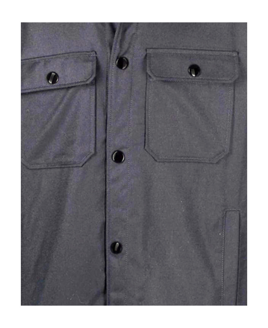Apc Long-sleeved Shirt-style Casual Jacket In Black