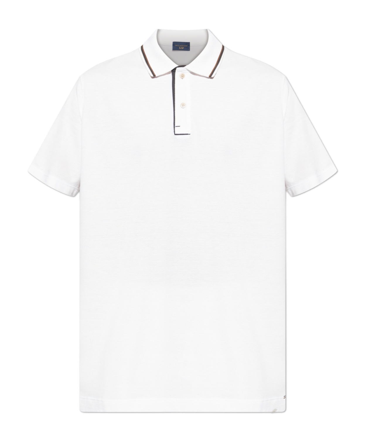 Paul & Shark Contrasting Details Polo Shirt In Brown