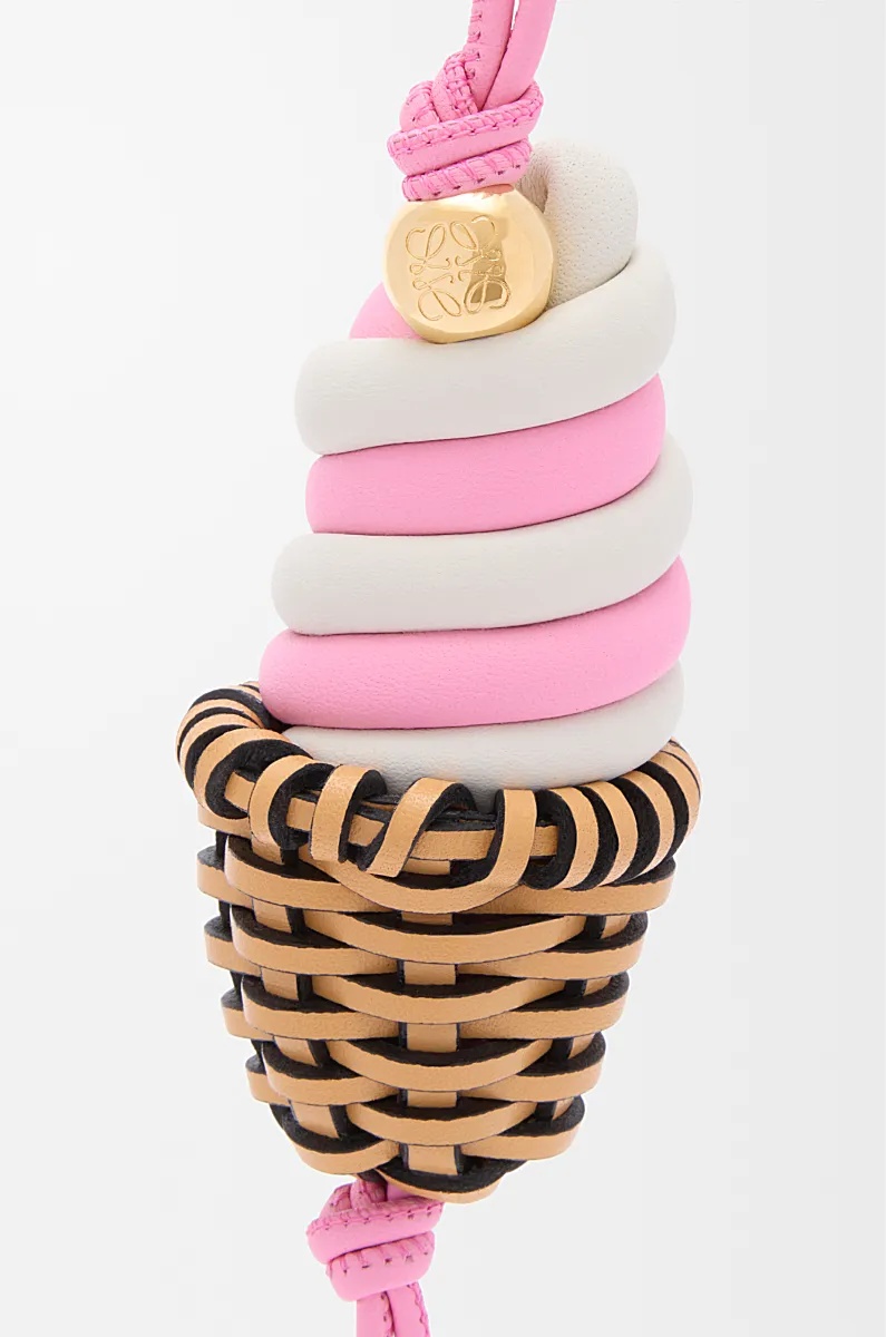 Loewe Classic Cow Leather Ice Cream Charm