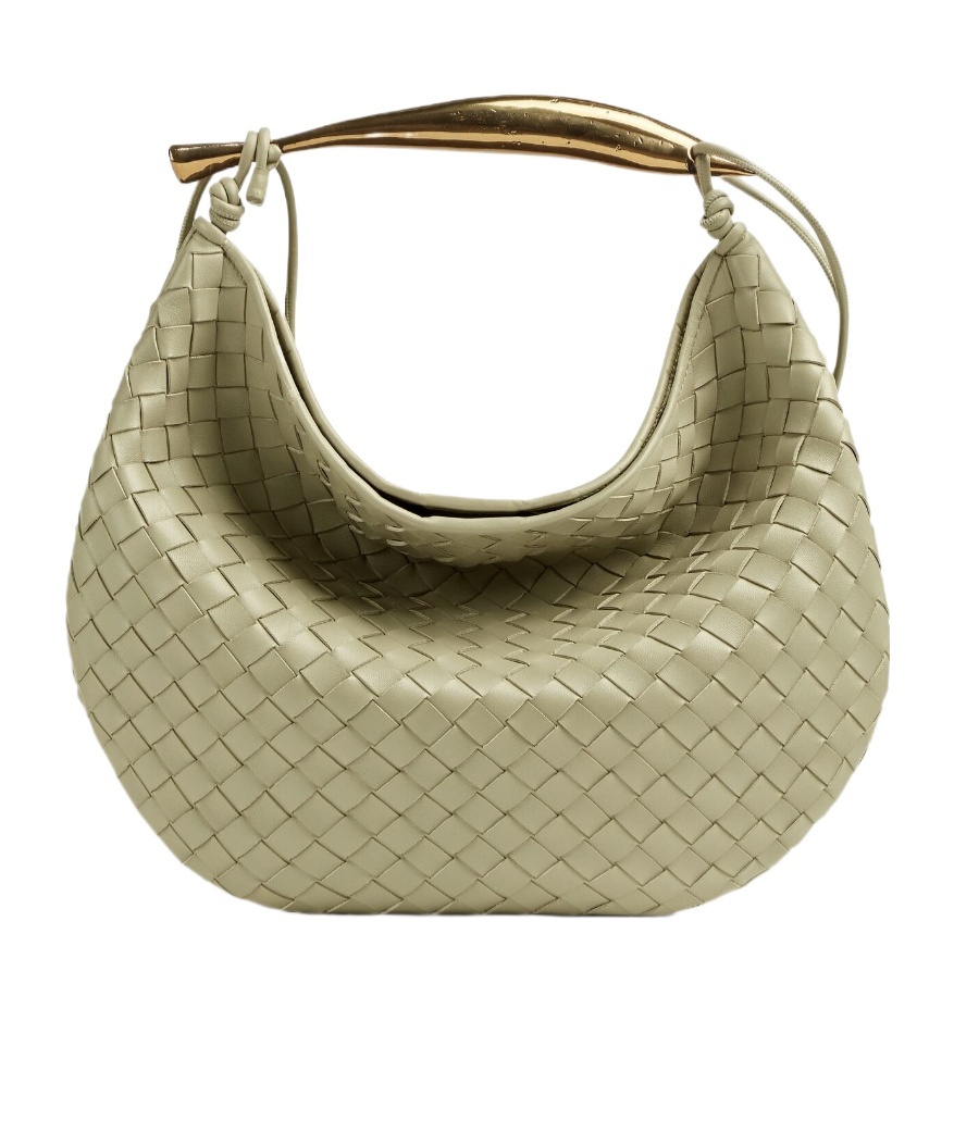 Bottega Veneta Womens Travertine Brass Sardine Large Leather Top-handle Bag In Nude