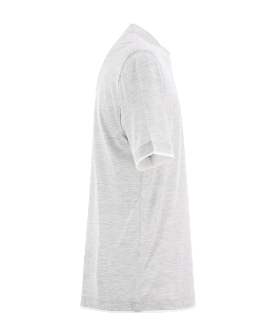 Brunello Cucinelli Slim Fit T-shirt In White