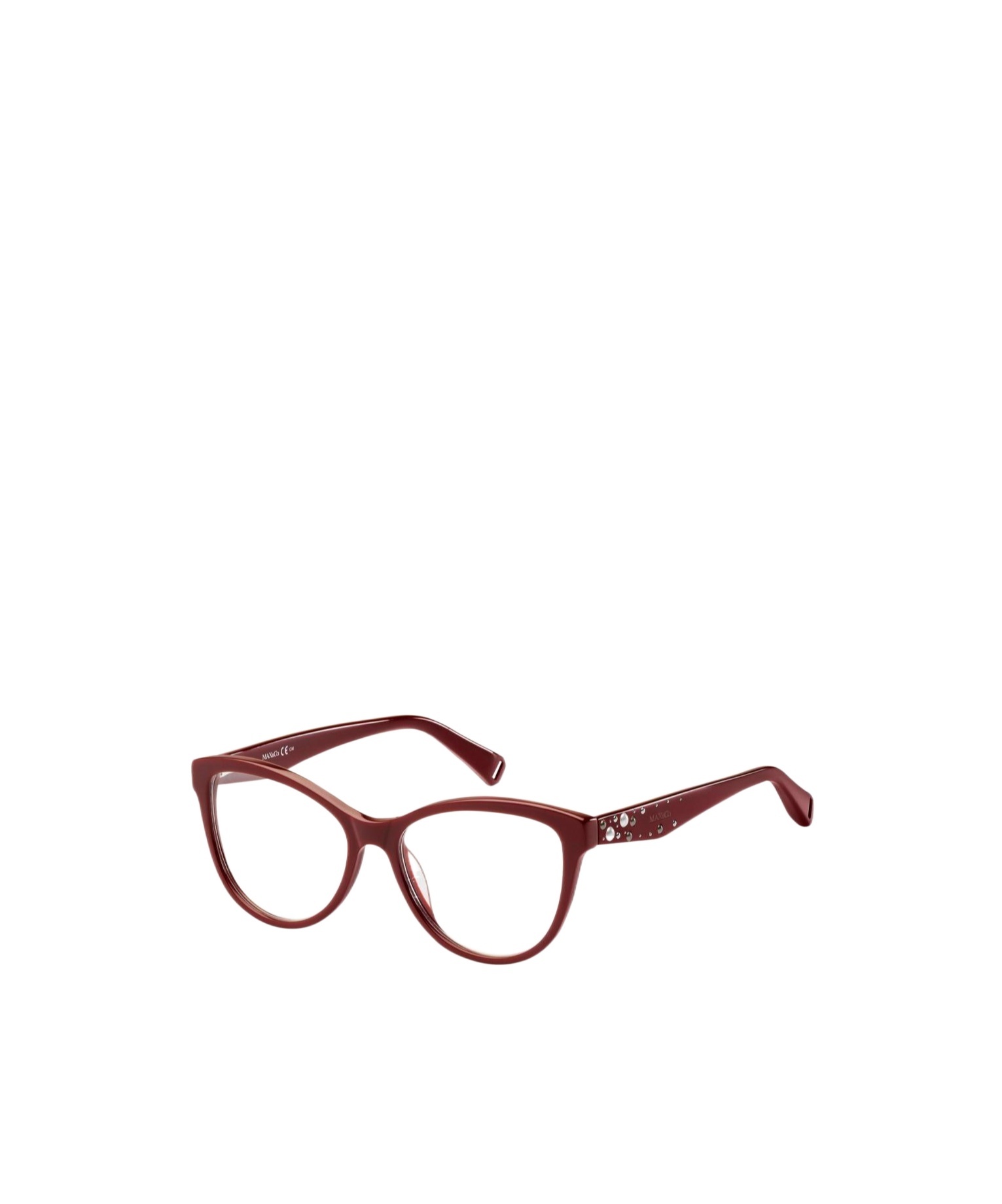 Maxco. Full Frame Plain Mirror In Red