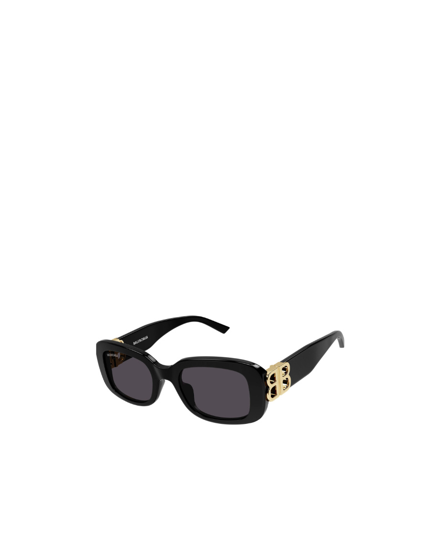 Balenciaga Grey Rectangular Ladies Sunglasses Bb0096s 001 51 In Black