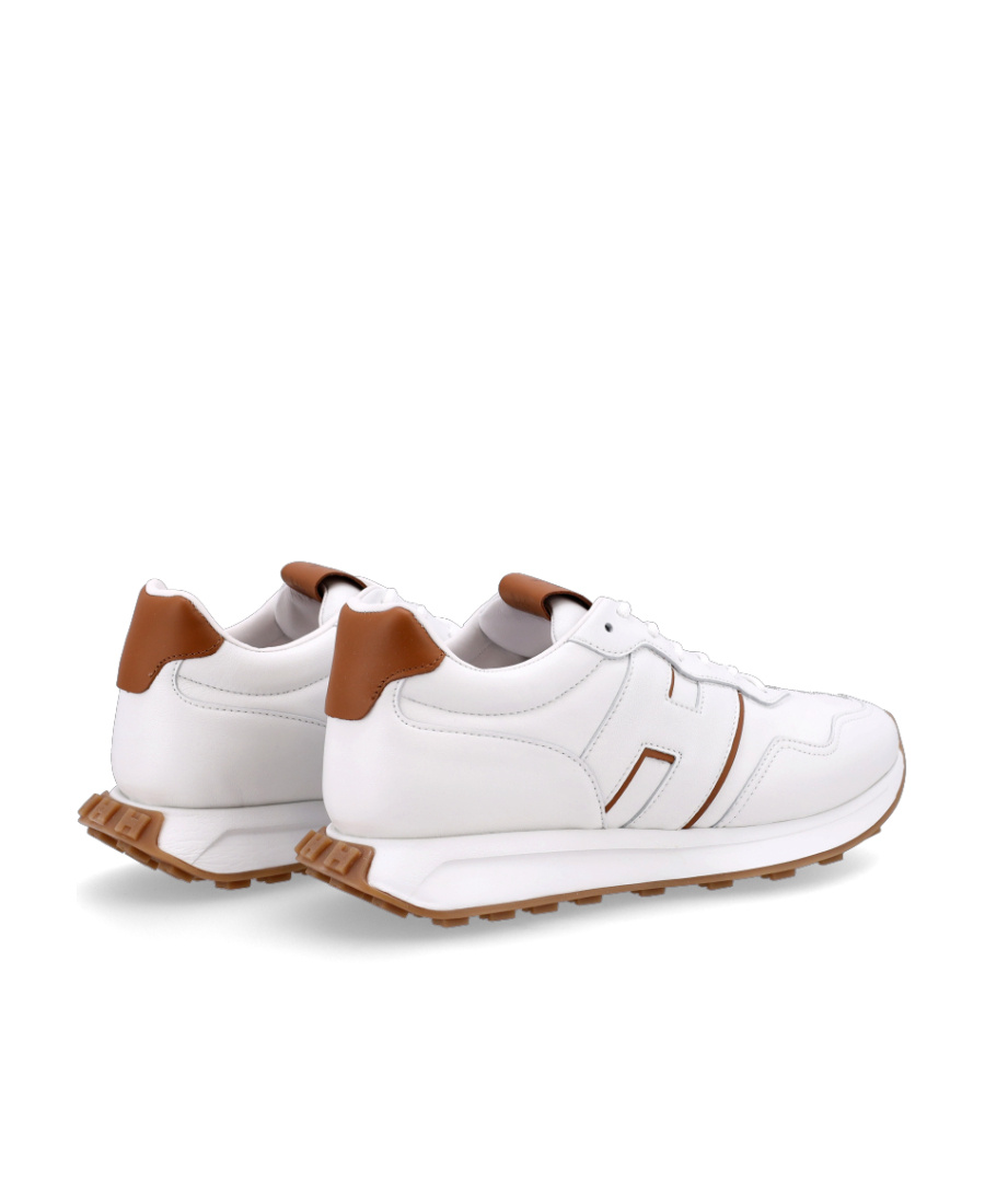 Hogan H601 Leather Low-top Sneakers In White
