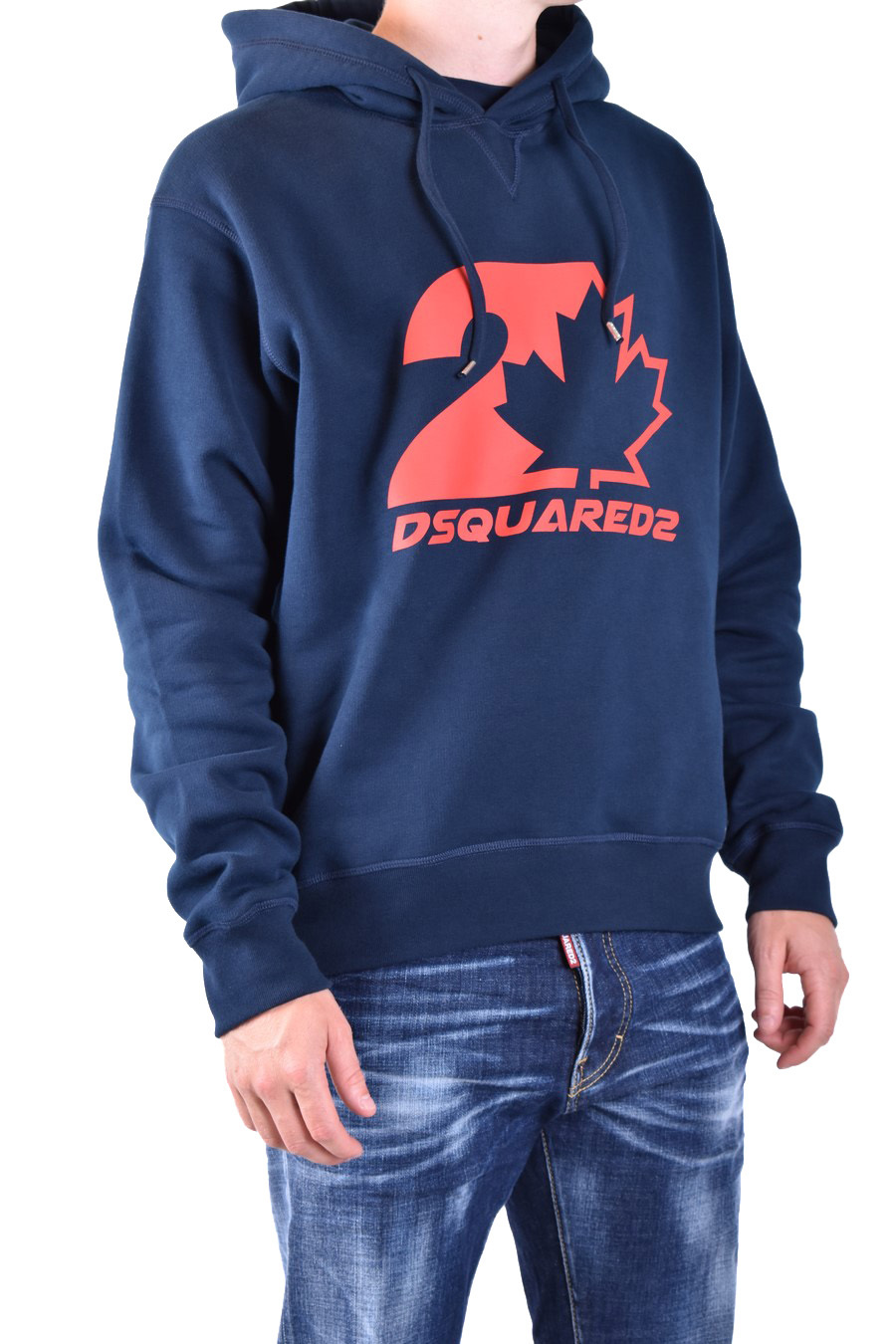Dsquared2 Cool Fit Hoodie Sweatshirt With Logo Print In Black