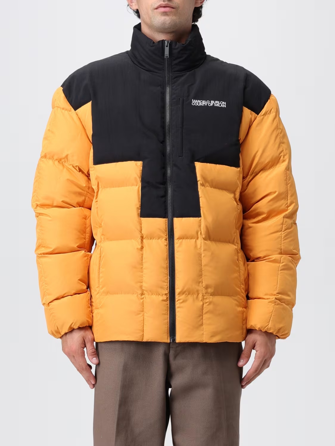 Marcelo Burlon County Of Milan Marcelo Burlon Logo Jacket In Orange