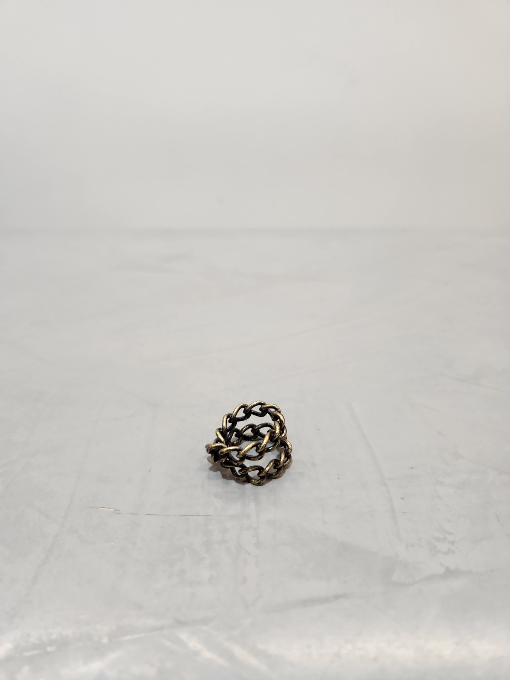 Dries Van Noten Double Ring Ring In Black