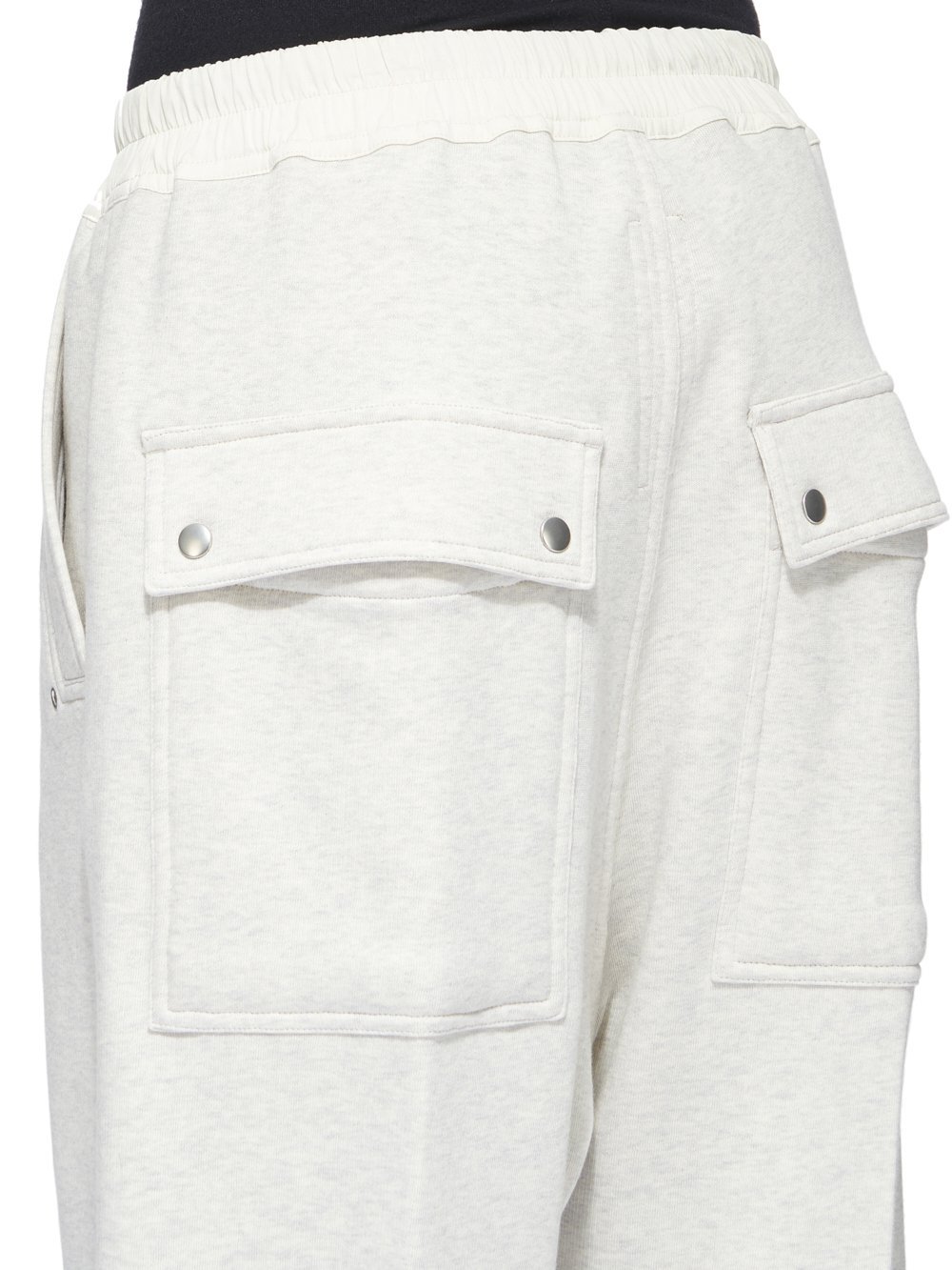Rick Owens Drkshdw Wide-leg Cotton Trousers In White