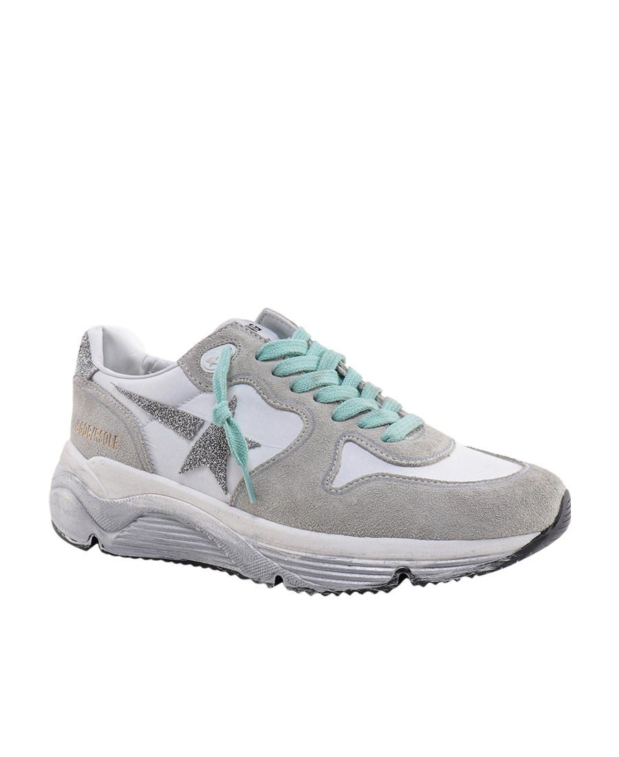 Golden Goose Running Sole Low-top Sneakers In Gray