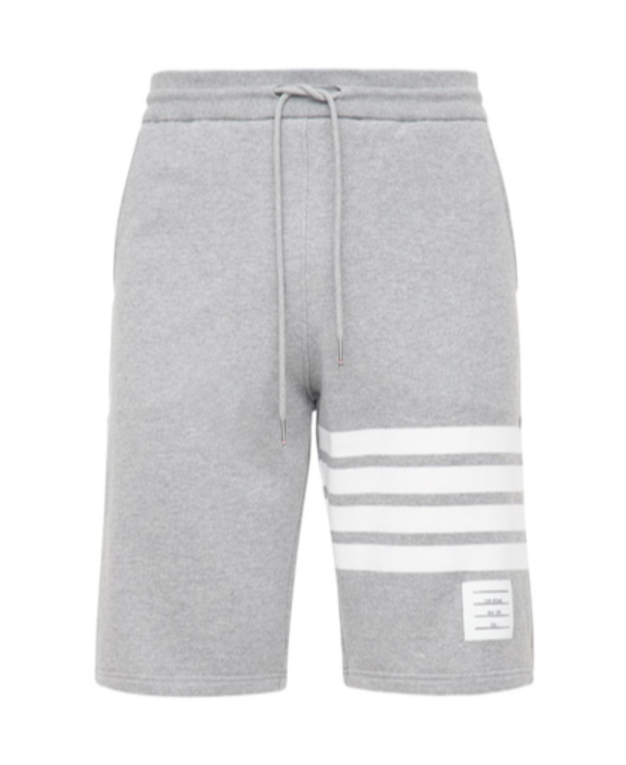 Thom Browne Men Classic Sweat Shorts With Engineered 4 Bar Stripes In Classic Loop Back