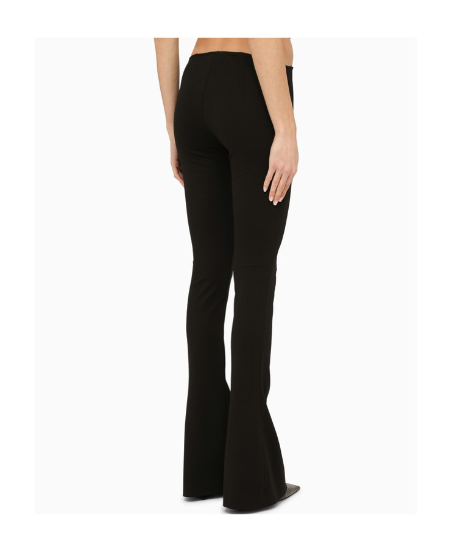 Attico The Cigarette Long Trousers Clothing In Black