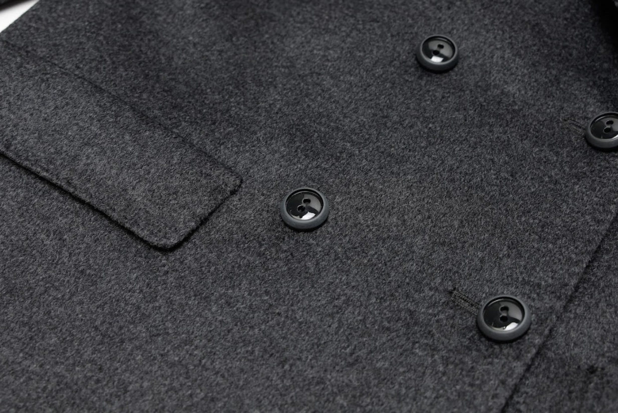 Max Mara Lapel Coat In Gray