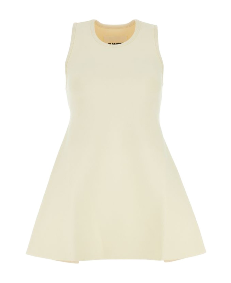 Shop Jil Sander Scoop Neck Cropped Blouse In White