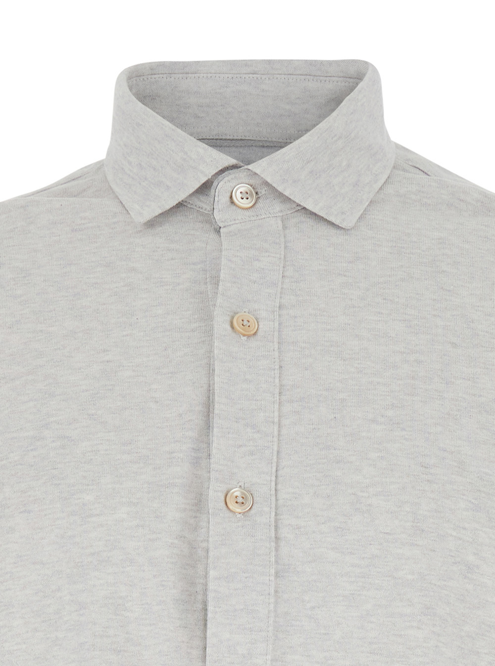 Eleventy Light Grey Cotton Shirt