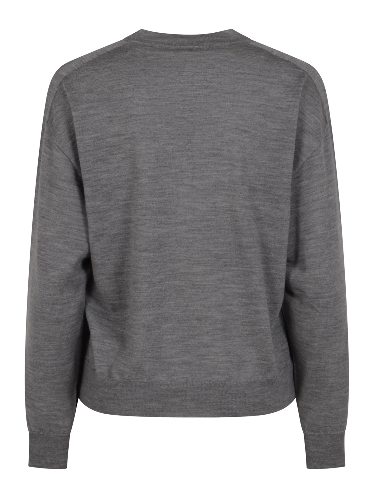 Peserico V-neck Sweater In Gray