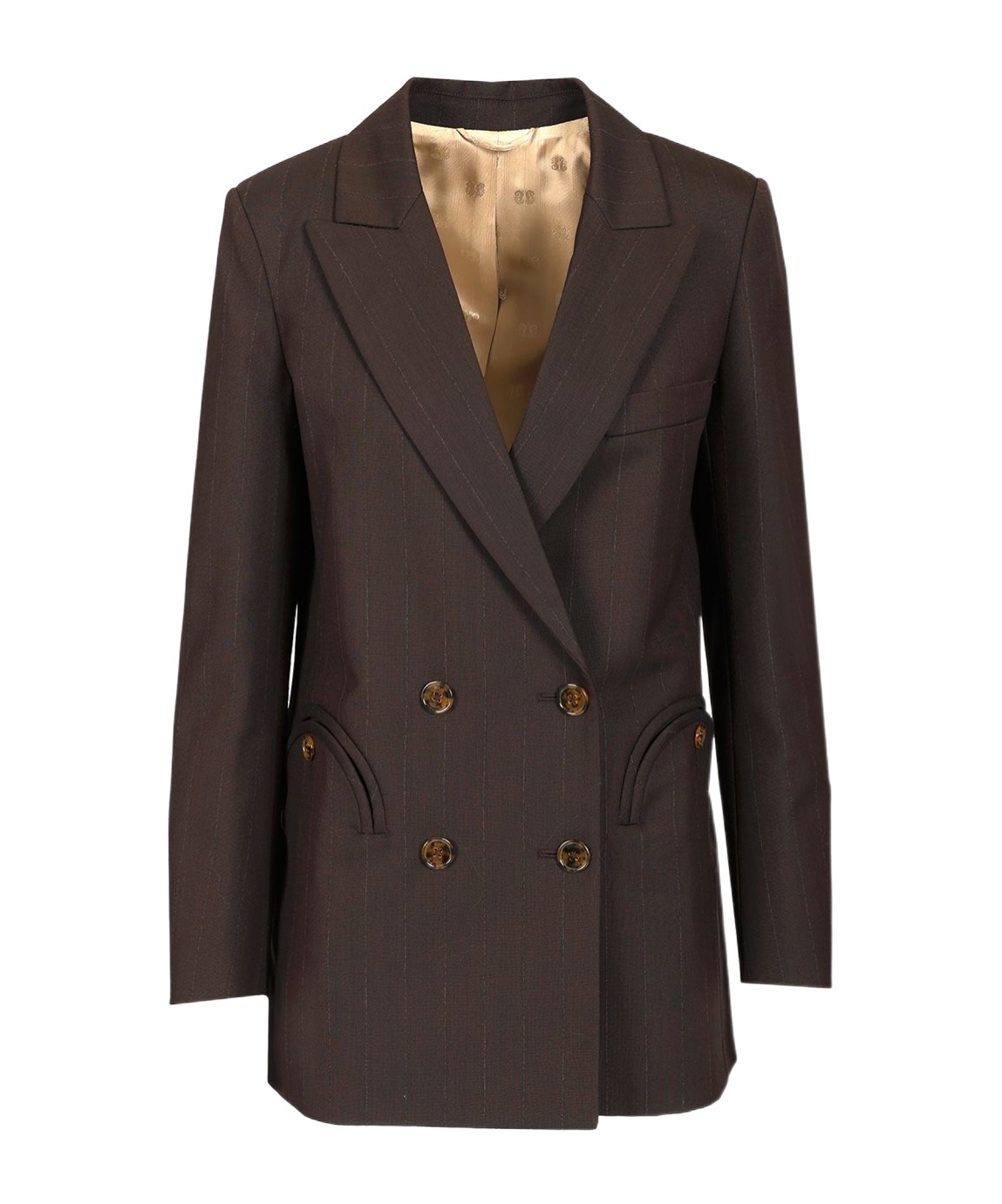 Blazé Milano Double-breasted Blazer In Black