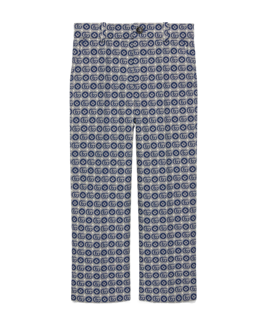 GUCCI GUCCI KIDS ALL-OVER PATTERNED STRAIGHT LEG TROUSERS