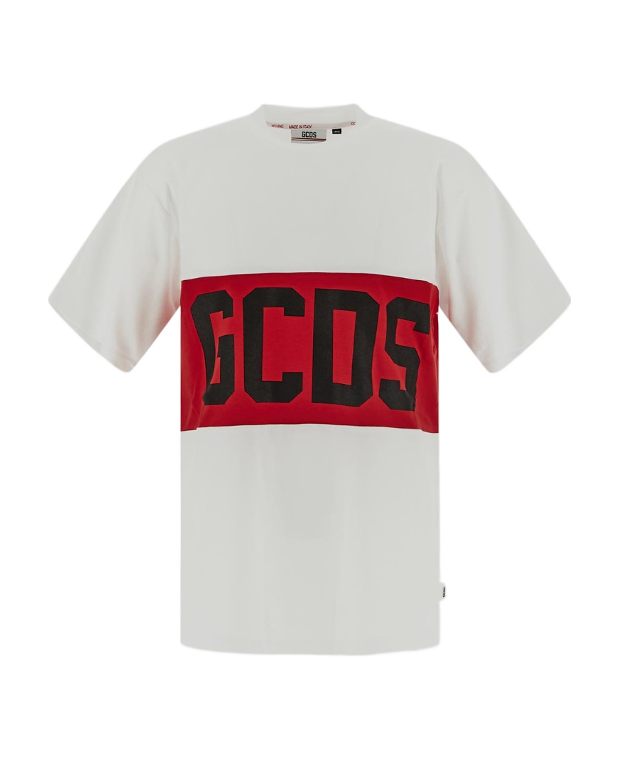 GCDS LOGO-PRINT T-SHIRT