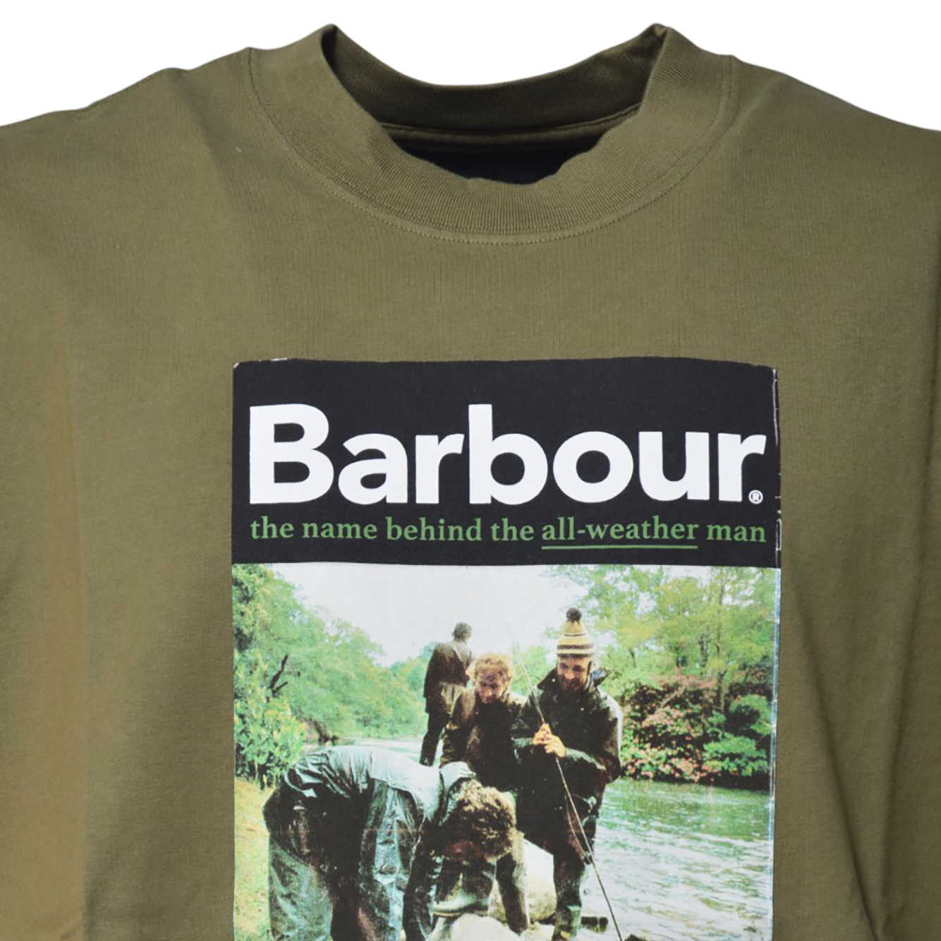 BARBOUR ALL WEATHER OVERSIZED GRAPHIC T-SHIRT
