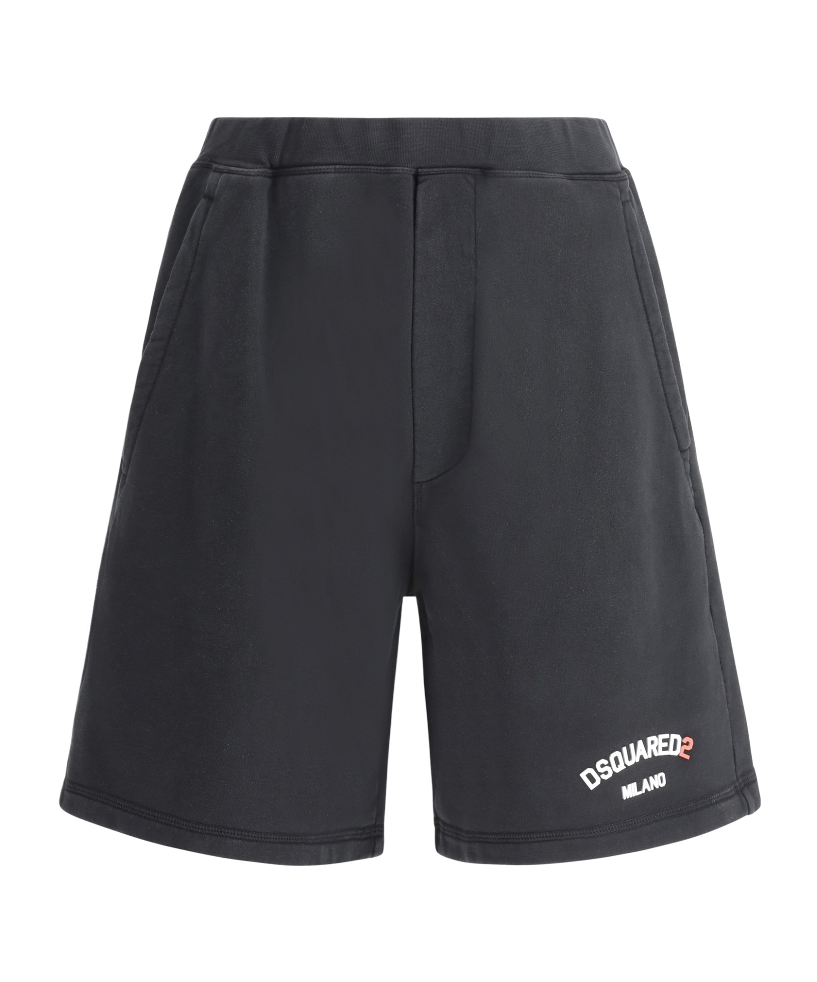 Dsquared2 Elastic Waist Shorts In Black