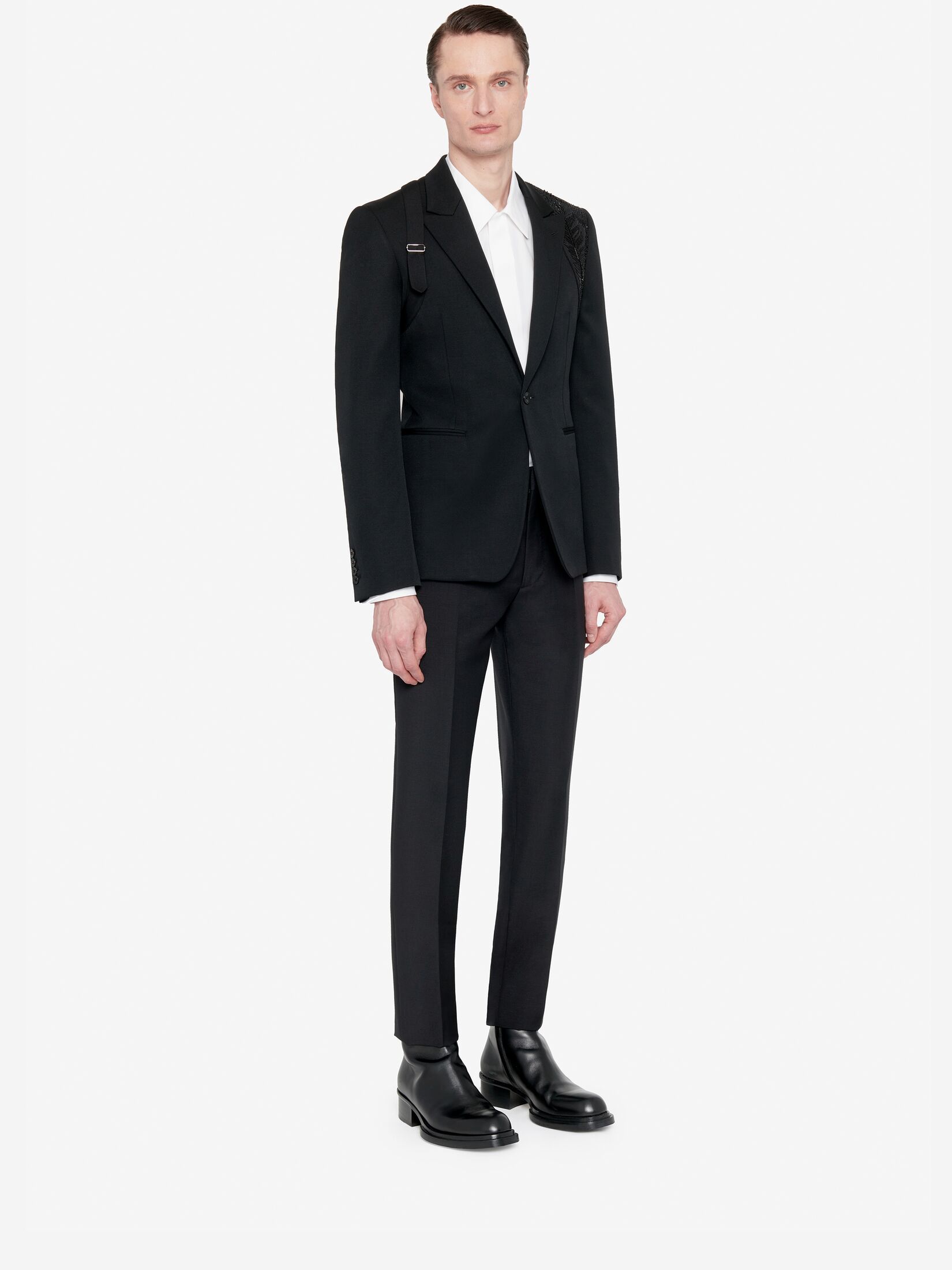 ALEXANDER MCQUEEN ALEXANDER MCQUEEN MID-RISE TAILORED TAPERED TROUSERS