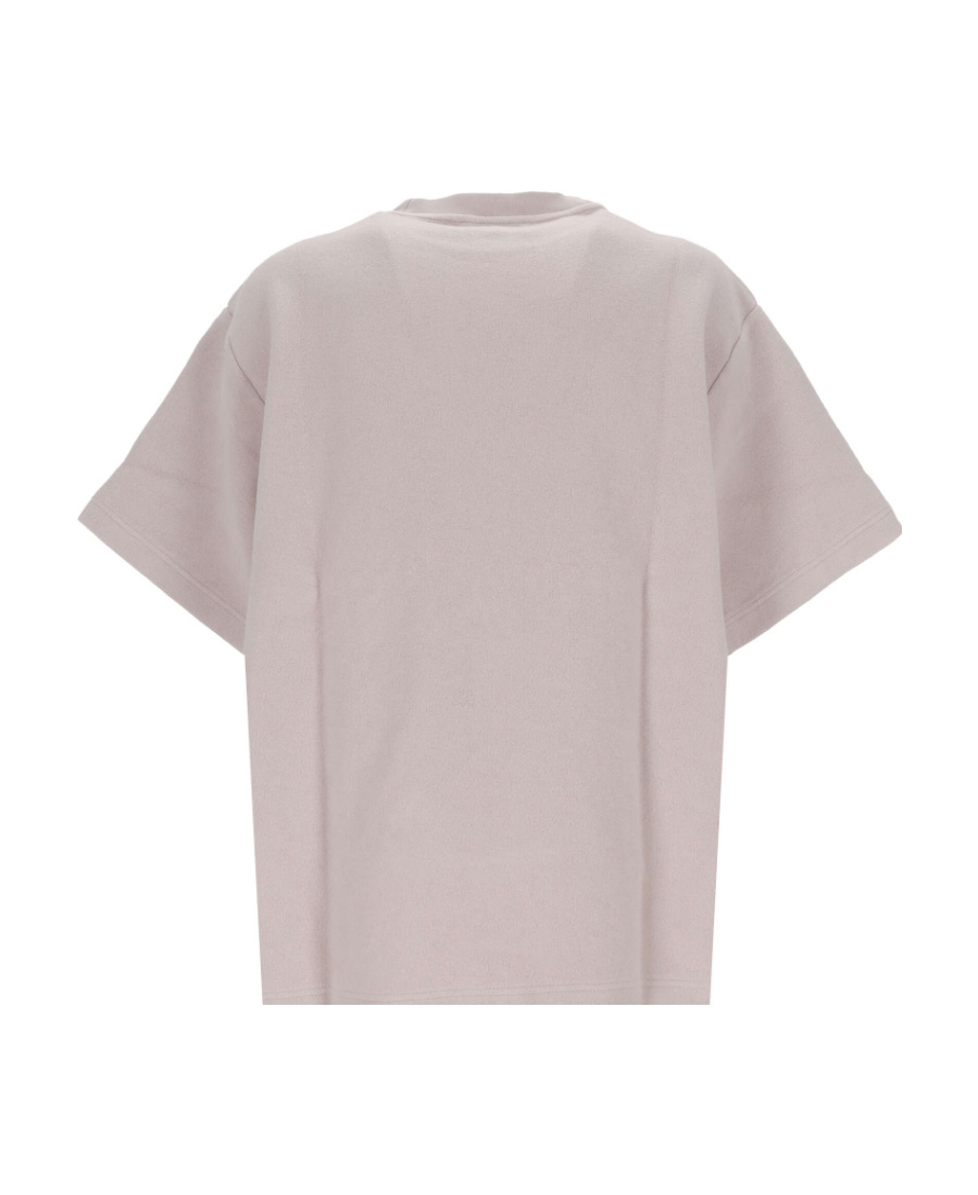 Shop Acne Studios Logo Embroidered Crewneck Sweater In Pink