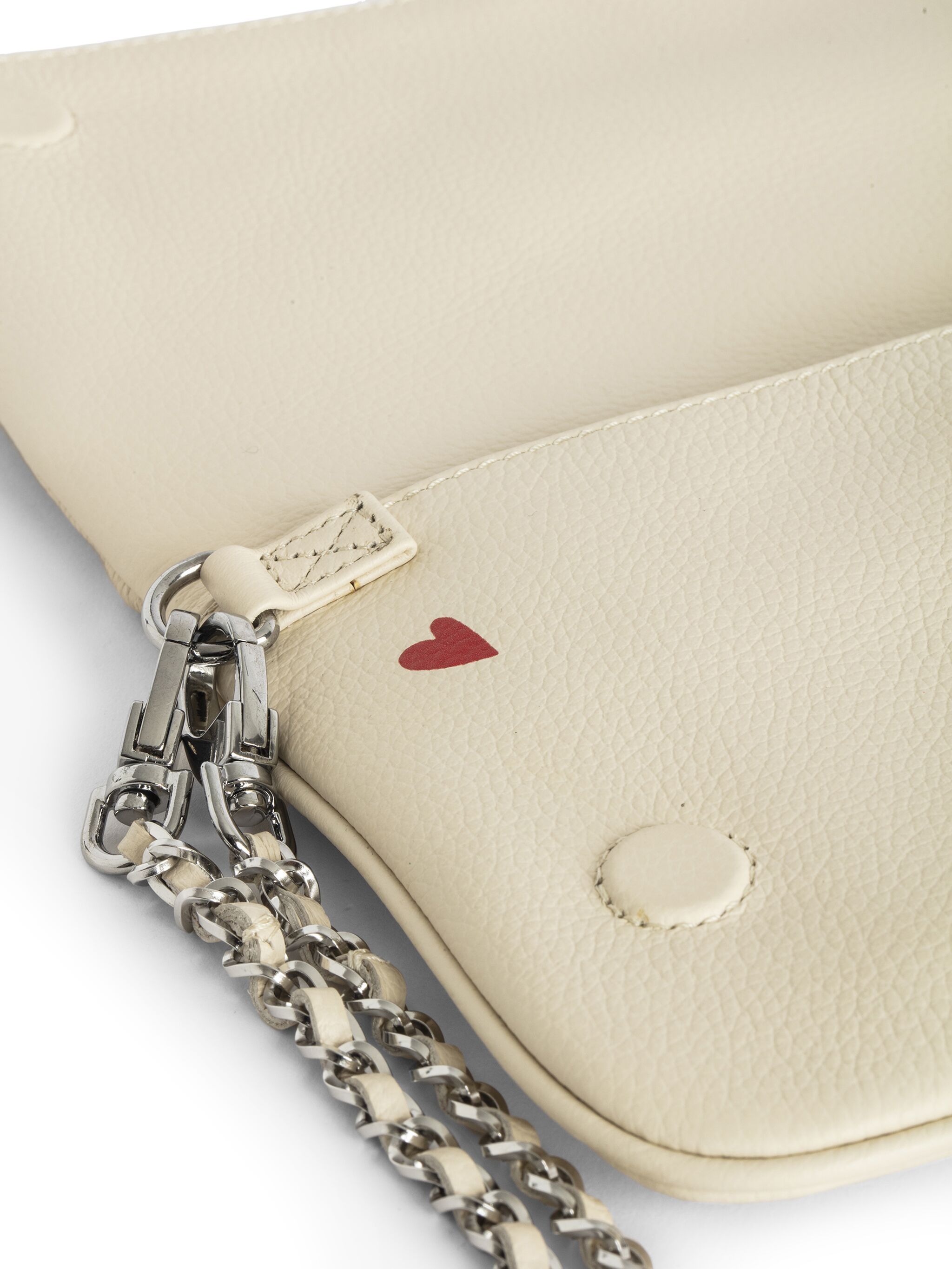 Shop Zadig & Voltaire Rock Love Tag Crossbody Bag In Nude