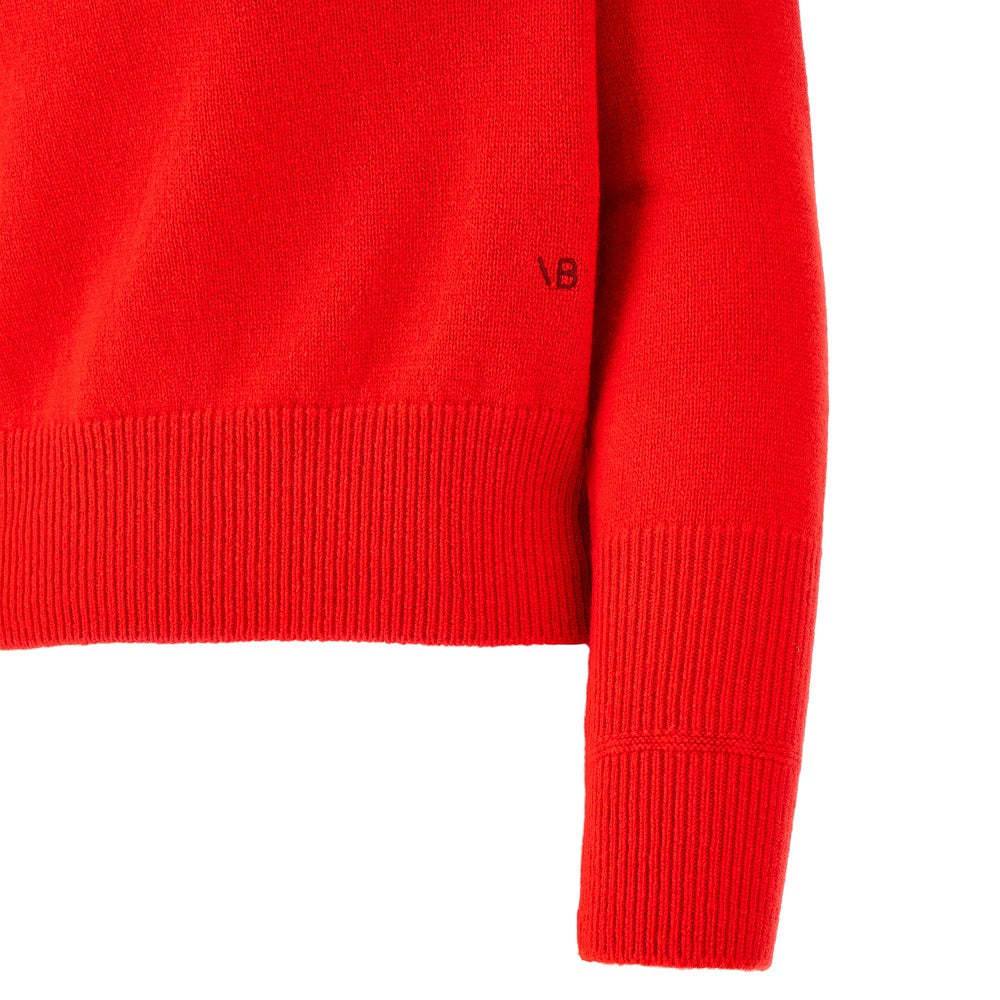 Shop Victoria Beckham Roll-neck Wool Jumper In Red