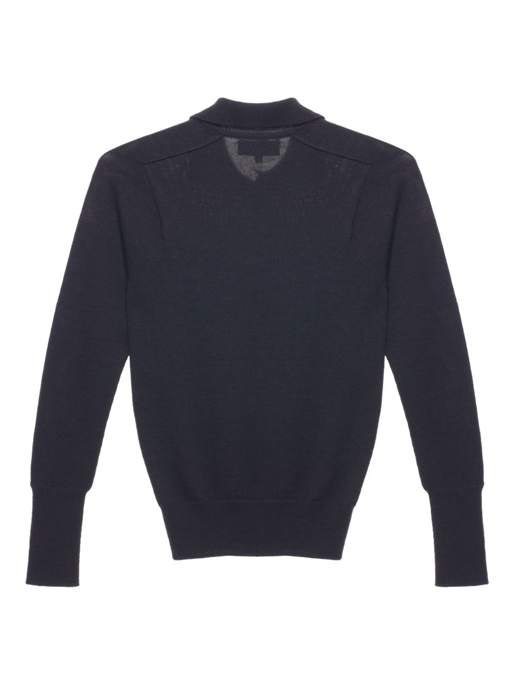Studio Nicholson Lapel Sweater In Black