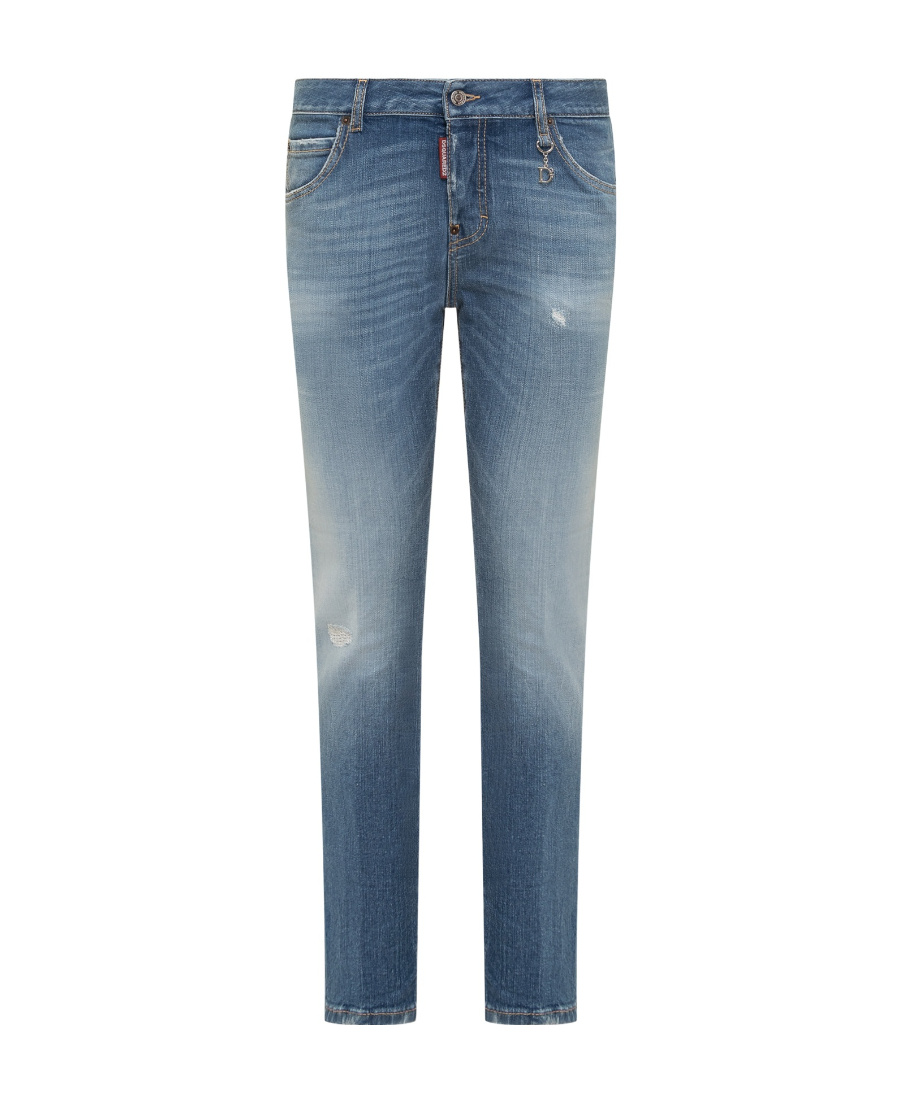 Dsquared2 Stretch-cotton Denim Jeans In Blue