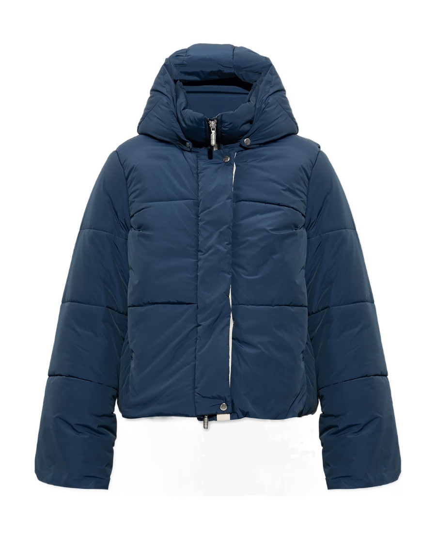 Rhude Logo-print Puffer Jacket In Blue