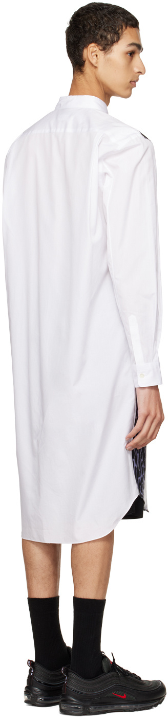 Comme Des Garçons Long-sleeved Shirt In Black