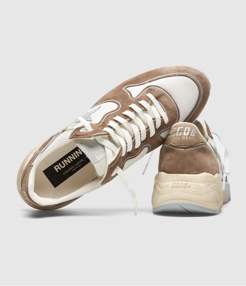 Golden Goose Lace-up Sneakers In Brown