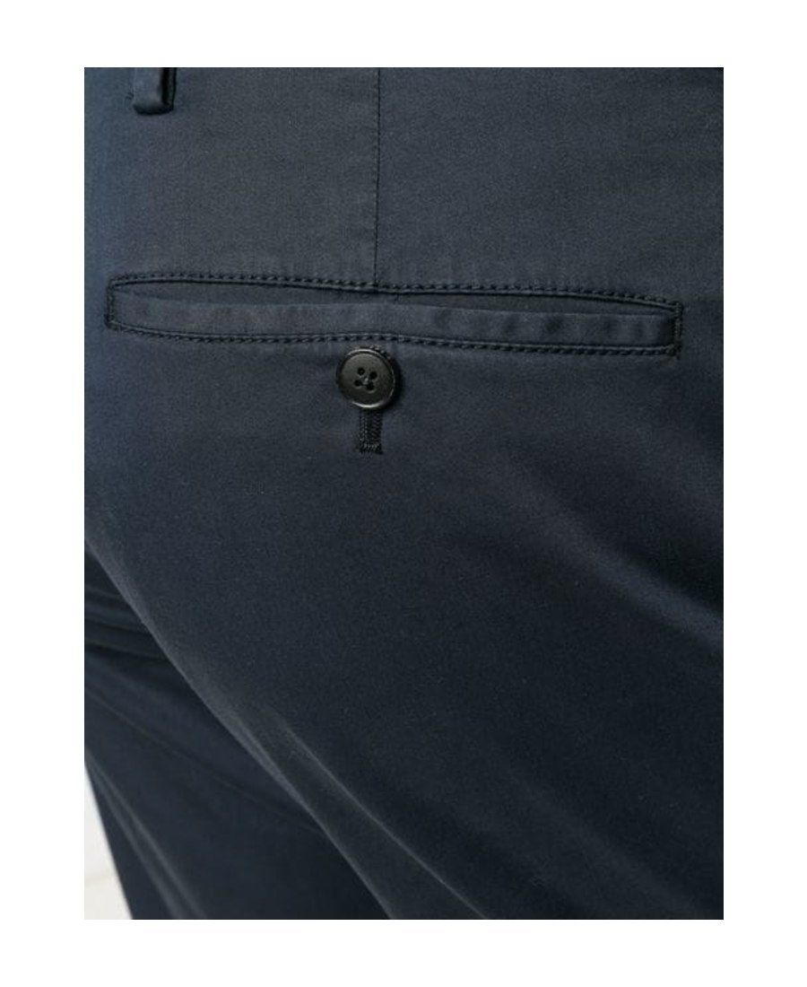 Zegna Solid Color Casual Pants In Black