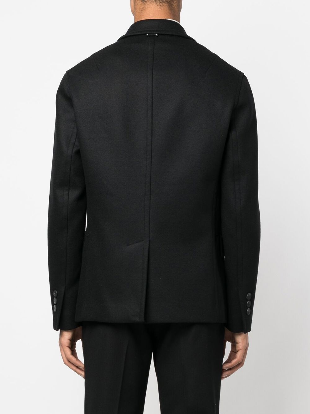 Neil Barrett Double-brested Tailored Jacket In Black