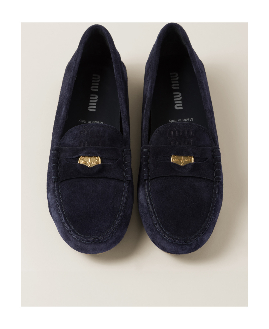 Miu Miu Loafers In Black