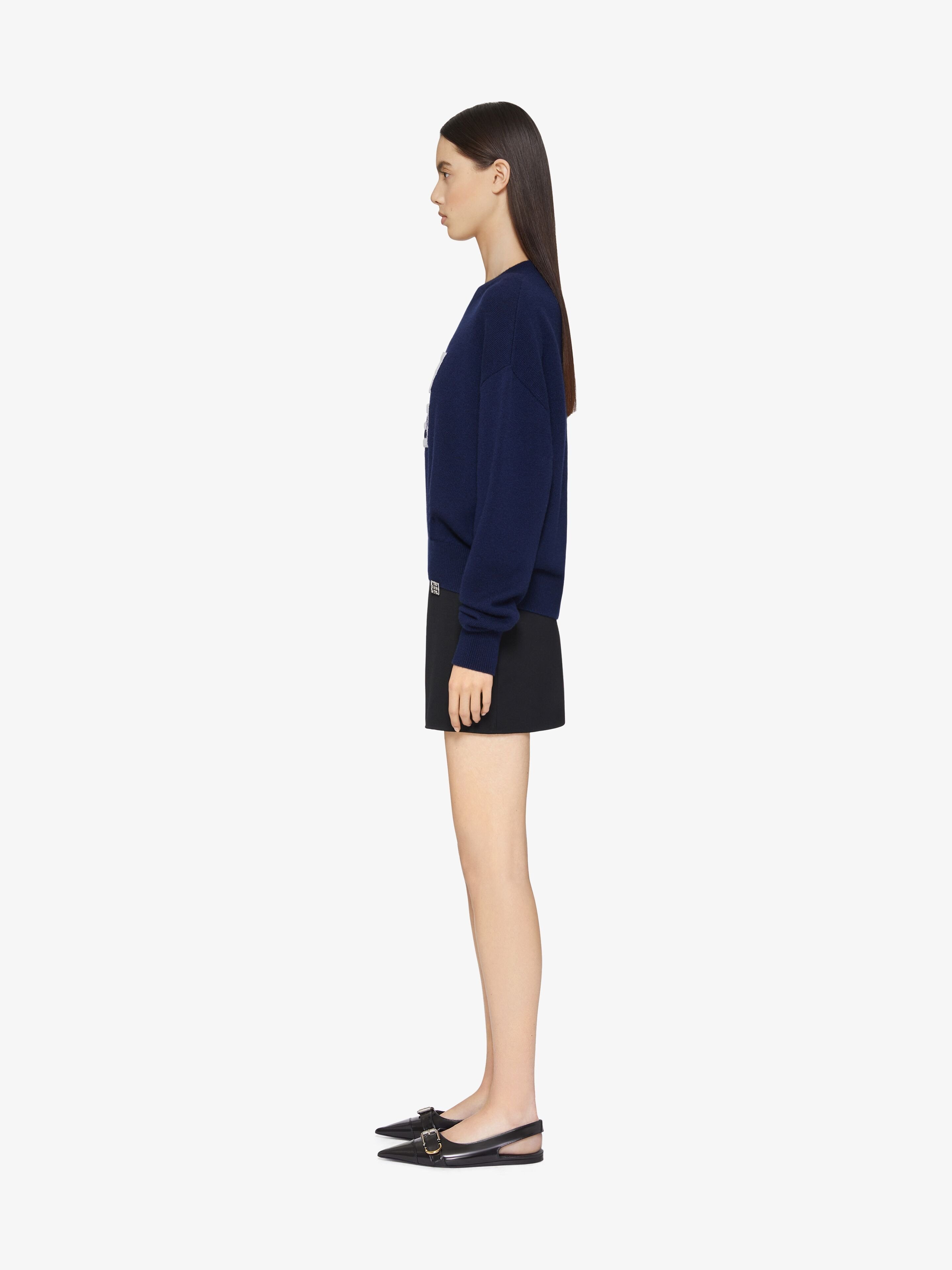 Givenchy 4g Sweater In Cashmere In Black