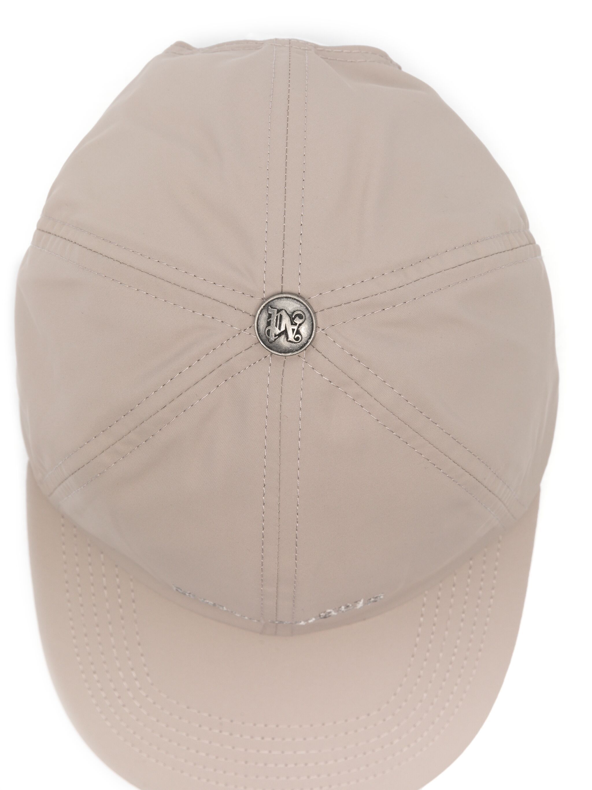 Palm Angels Embroidered Logo Baseball Cap In Nude