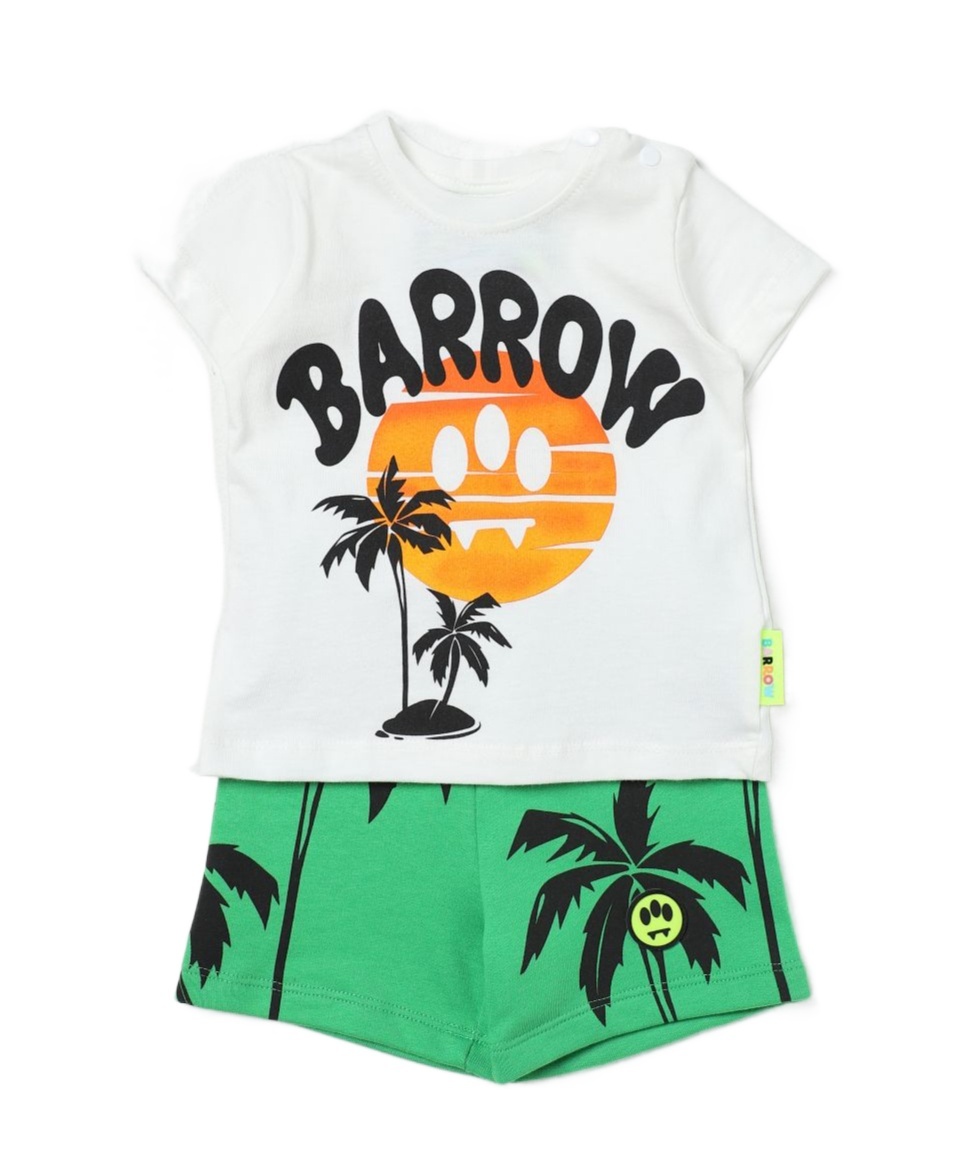 Barrow Short-sleeved T-shirt Suit In White