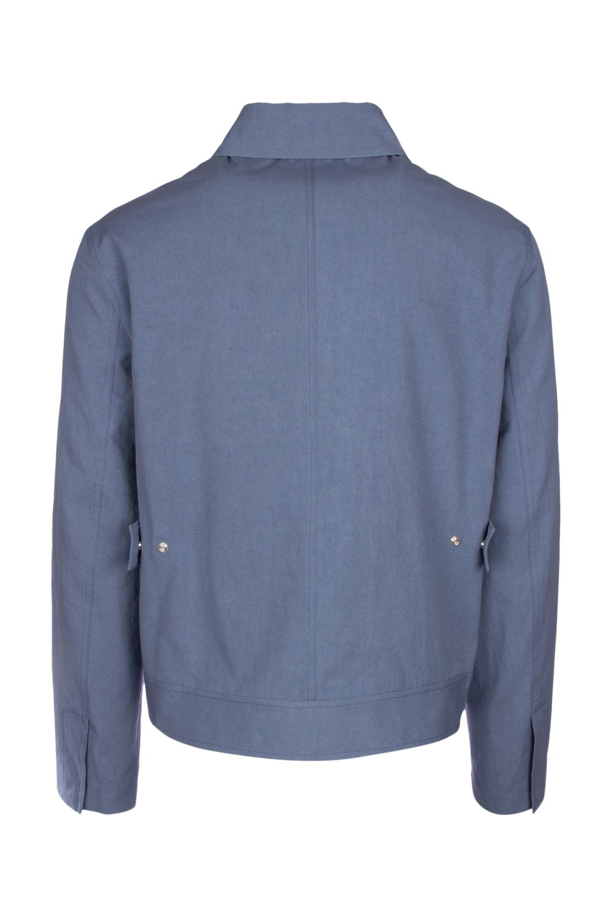 Dior Long-sleeved Casual Jacket In Blue